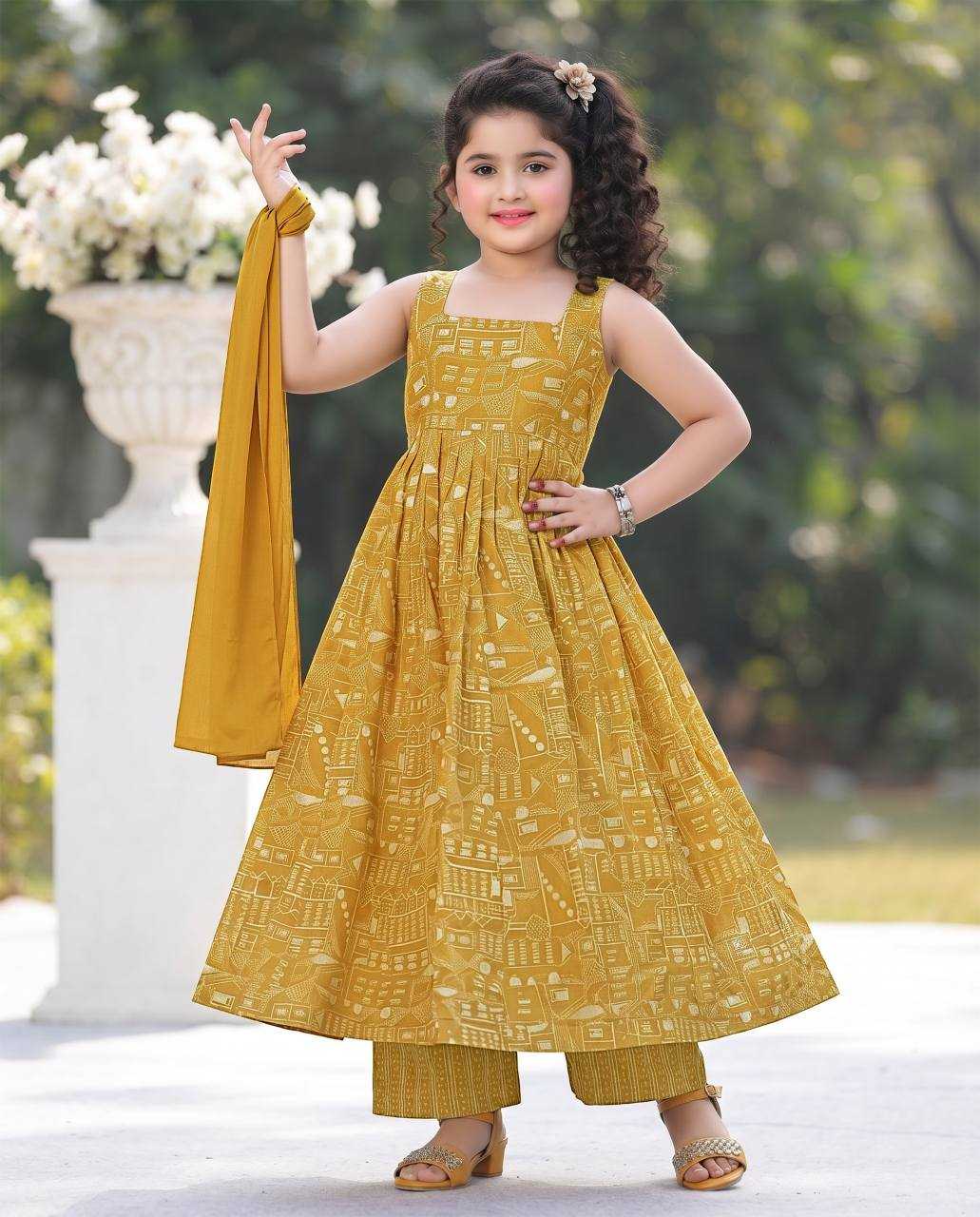 YNF Wholesale Muslin Kids Suit KESH530 Lucaya Kids Vol 3 | Surat Manufacturer