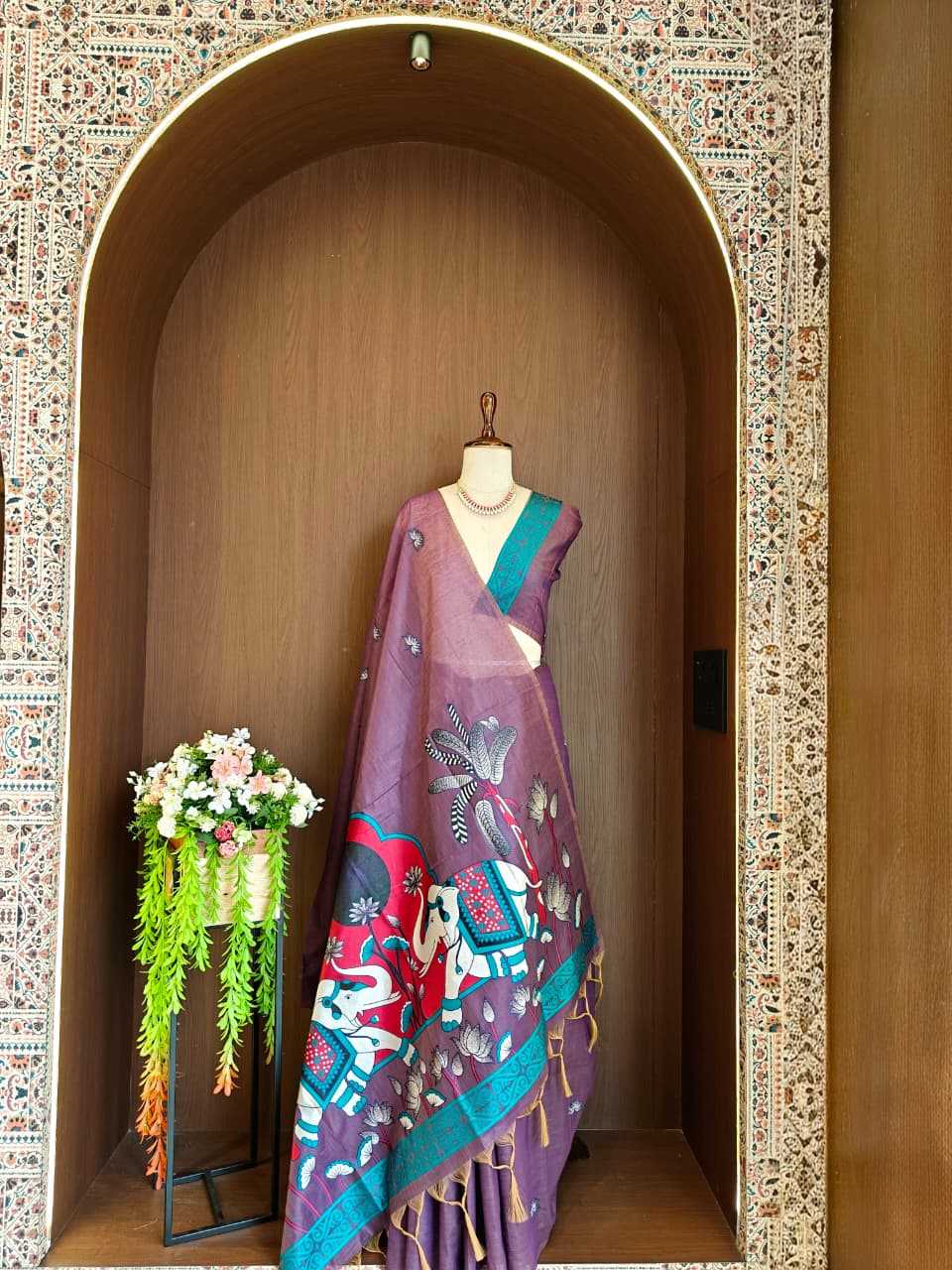 YNF Wholesale Soft Cotton Designer Sarees KESH532 ELEPHANT | Surat Manufacturer