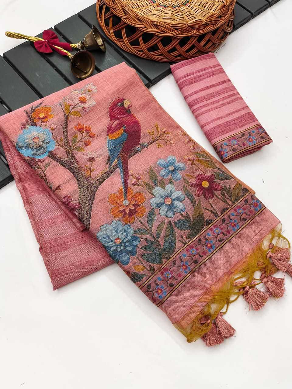 YNF Wholesale Cotton Designer Sarees KESH532 GHICHA | Surat Manufacturer
