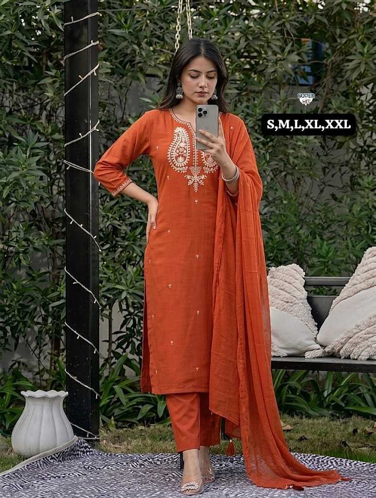 YNF Wholesale Chanderi Silk Embroidery Suits KESH536 4018 | Surat Manufacturer
