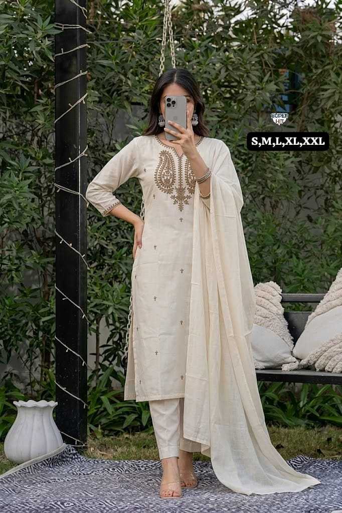 YNF Wholesale Chanderi Silk Embroidery Suits KESH536 4018 | Surat Manufacturer