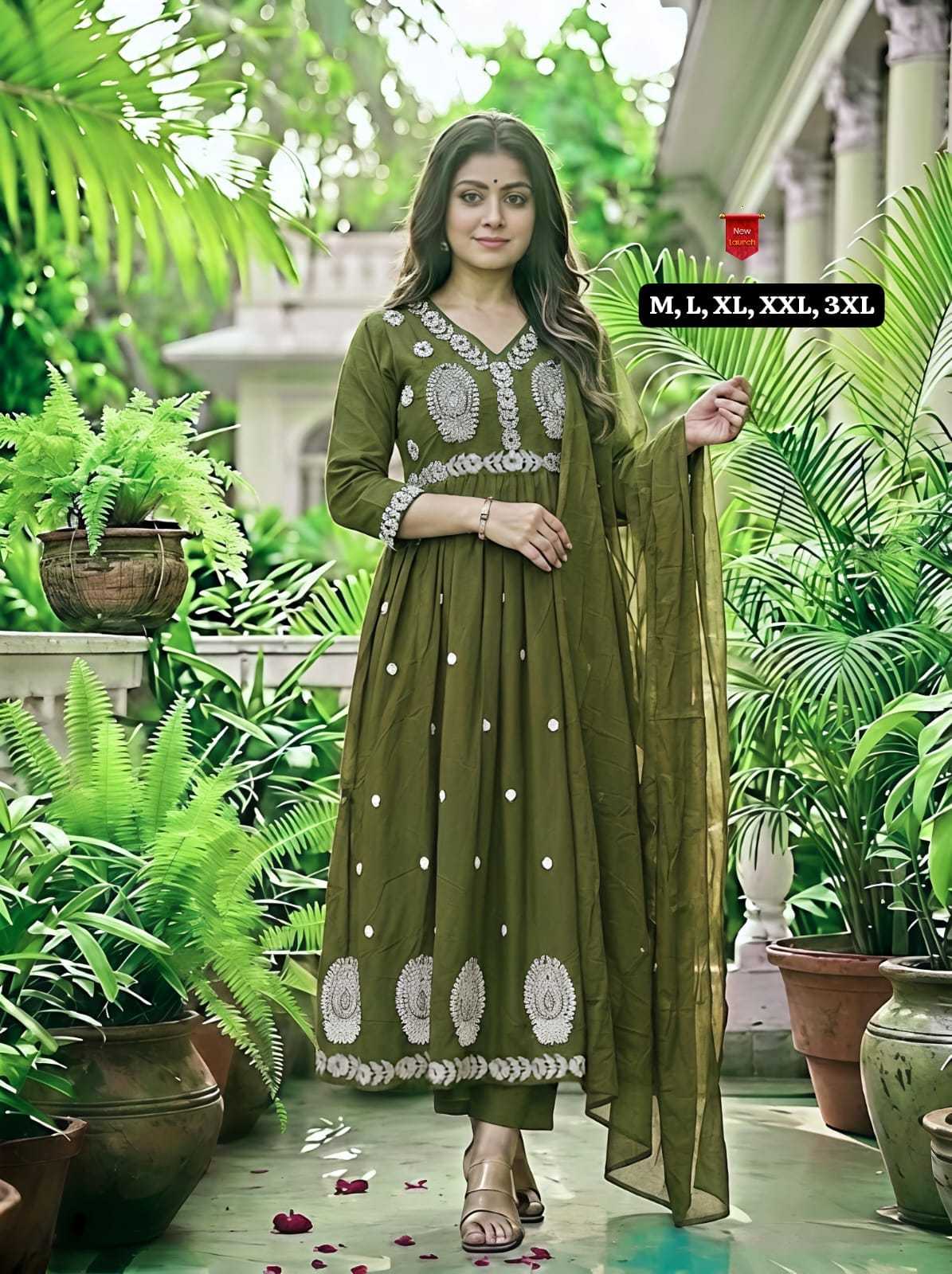 YNF Wholesale Cotton Embroidery Suits KESH536 Adhvita | Surat Manufacturer