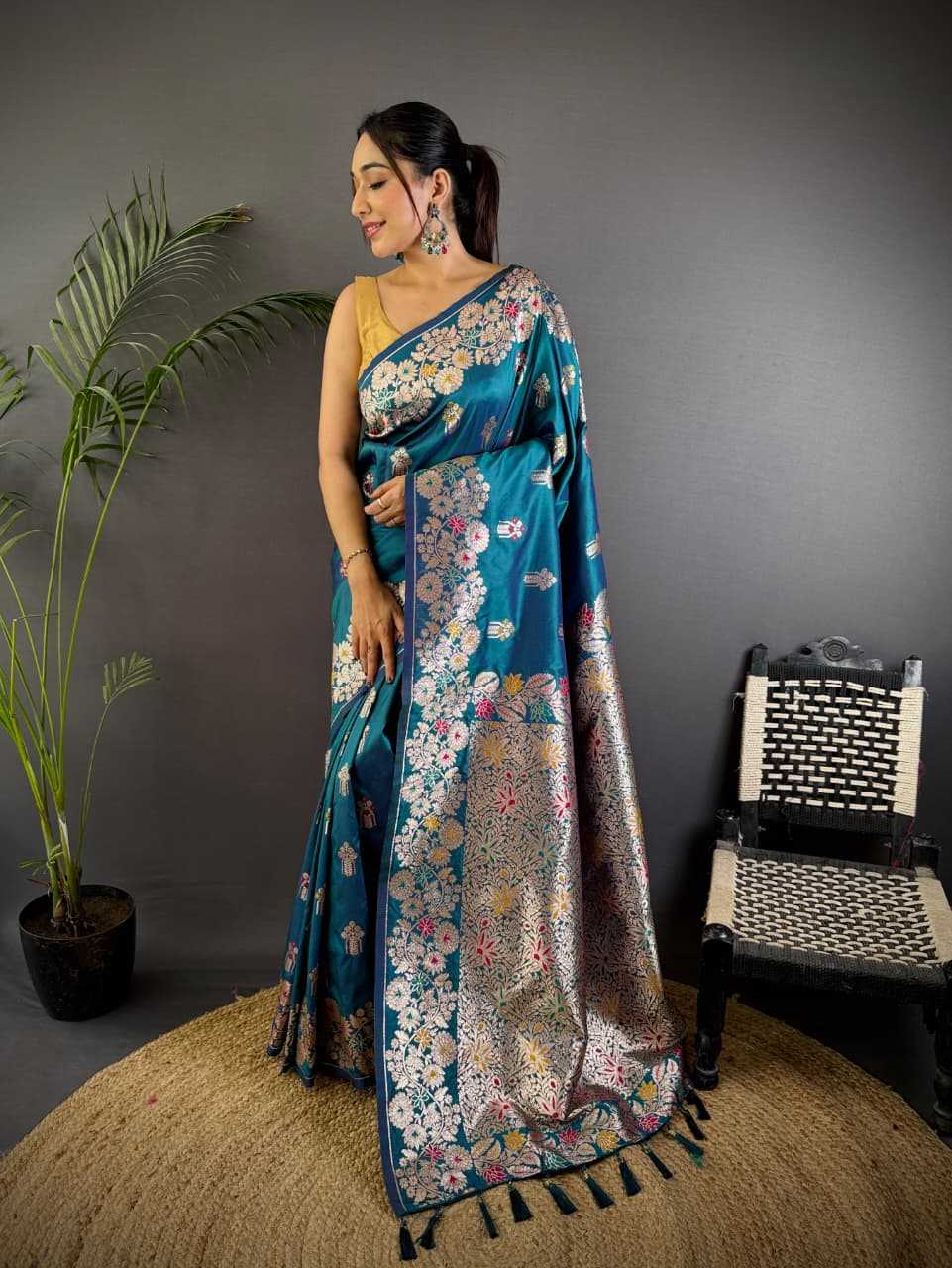 YNF Wholesale Banarasi Soft Silk Banarasi Silk Sarees KESH548 Chandni | Surat Manufacturer