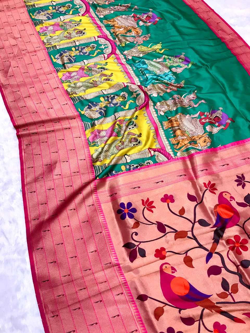 YNF Wholesale Soft Silk Printed Sarees  | Surat Manufacturer