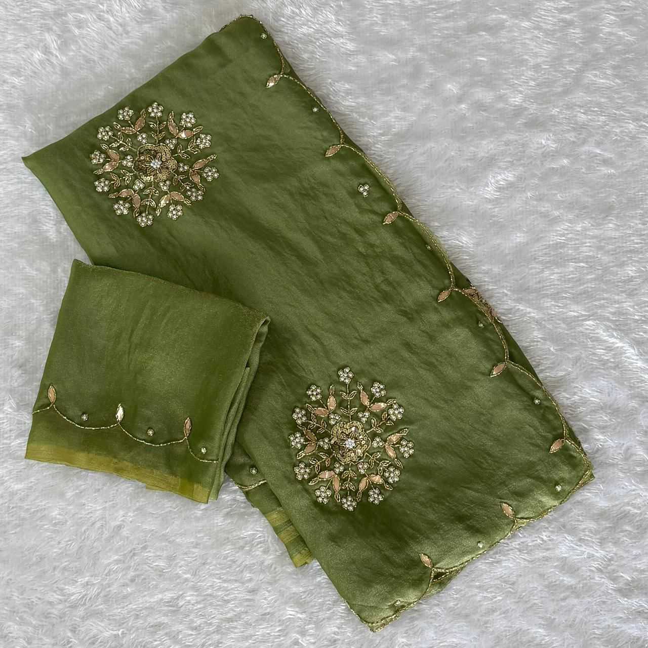 YNF Wholesale Tissue Designer Sarees  | Surat Manufacturer