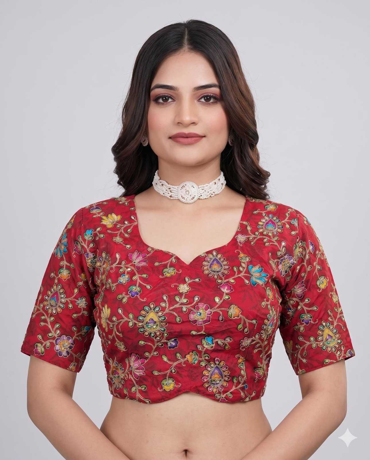 YNF Wholesale Pure Viscos Printed Blouse  | Surat Manufacturer
