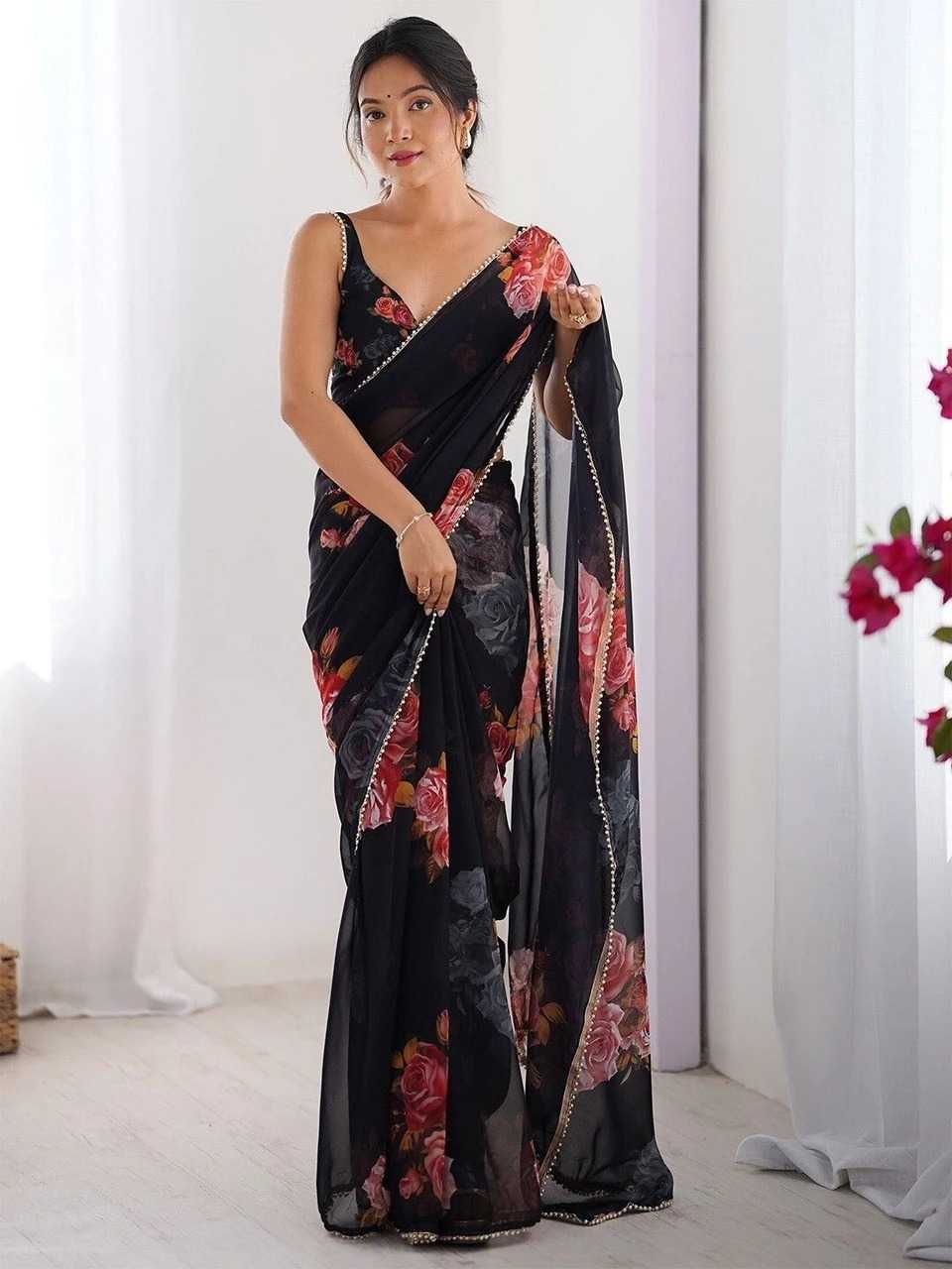 YNF Wholesale Georgette Fancy Sarees KESH554 596 | Surat Manufacturer