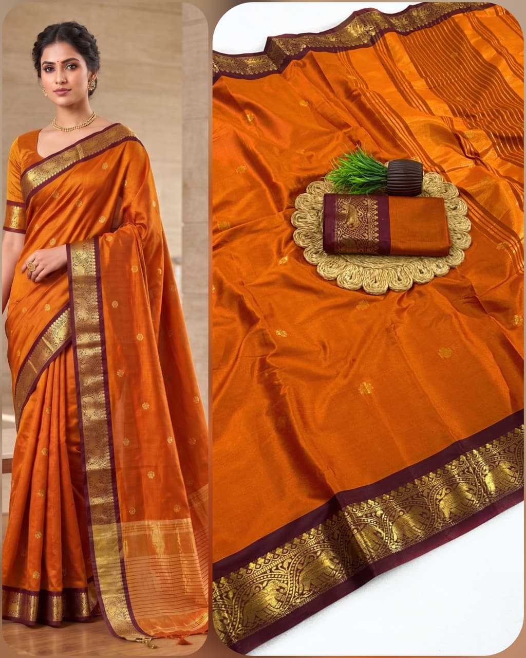 YNF Wholesale Soft Silk Embroidered Sarees KESH554 GAJRAJ | Surat Manufacturer