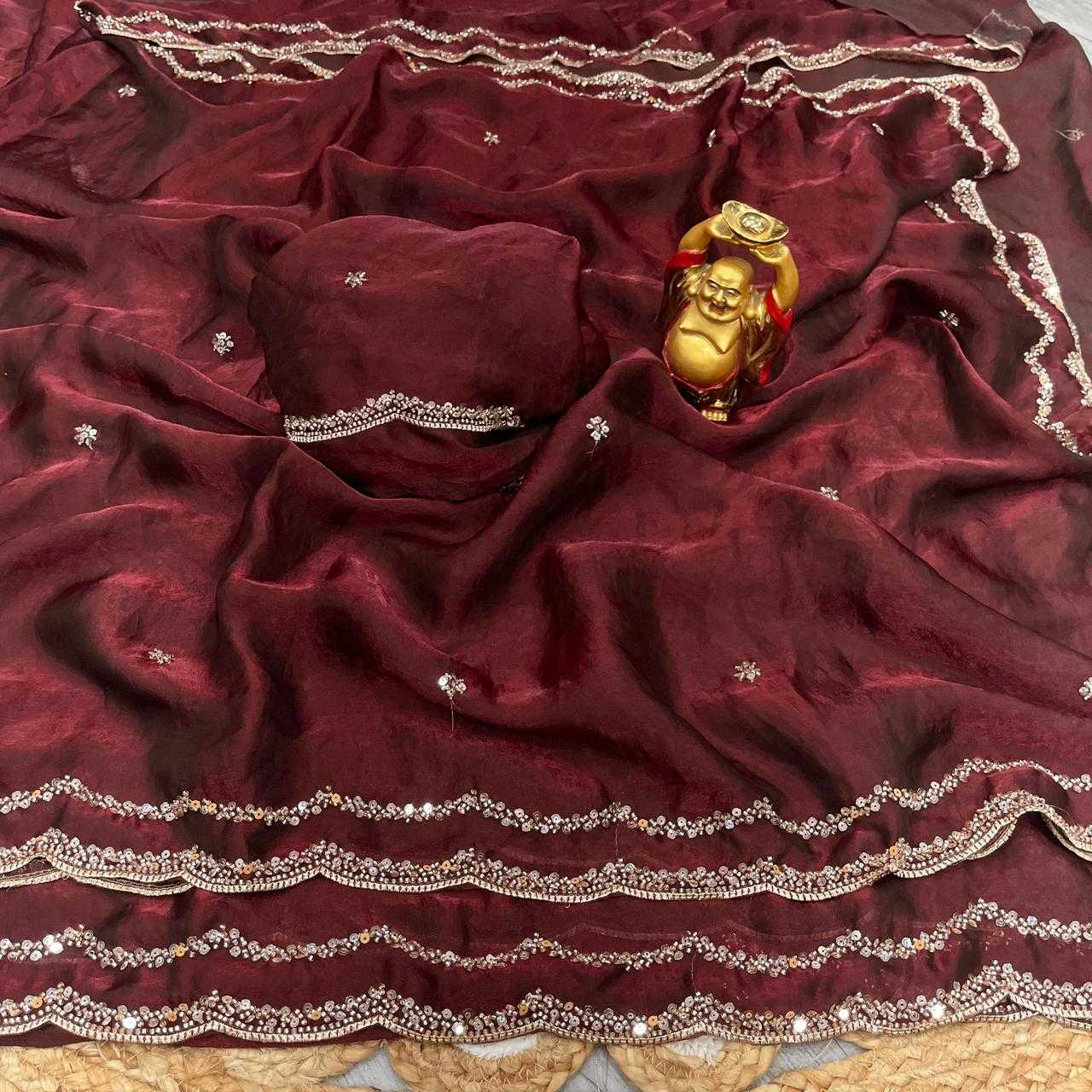 YNF Wholesale Satin Silk Party Wear Silk Sarees  | Surat Manufacturer
