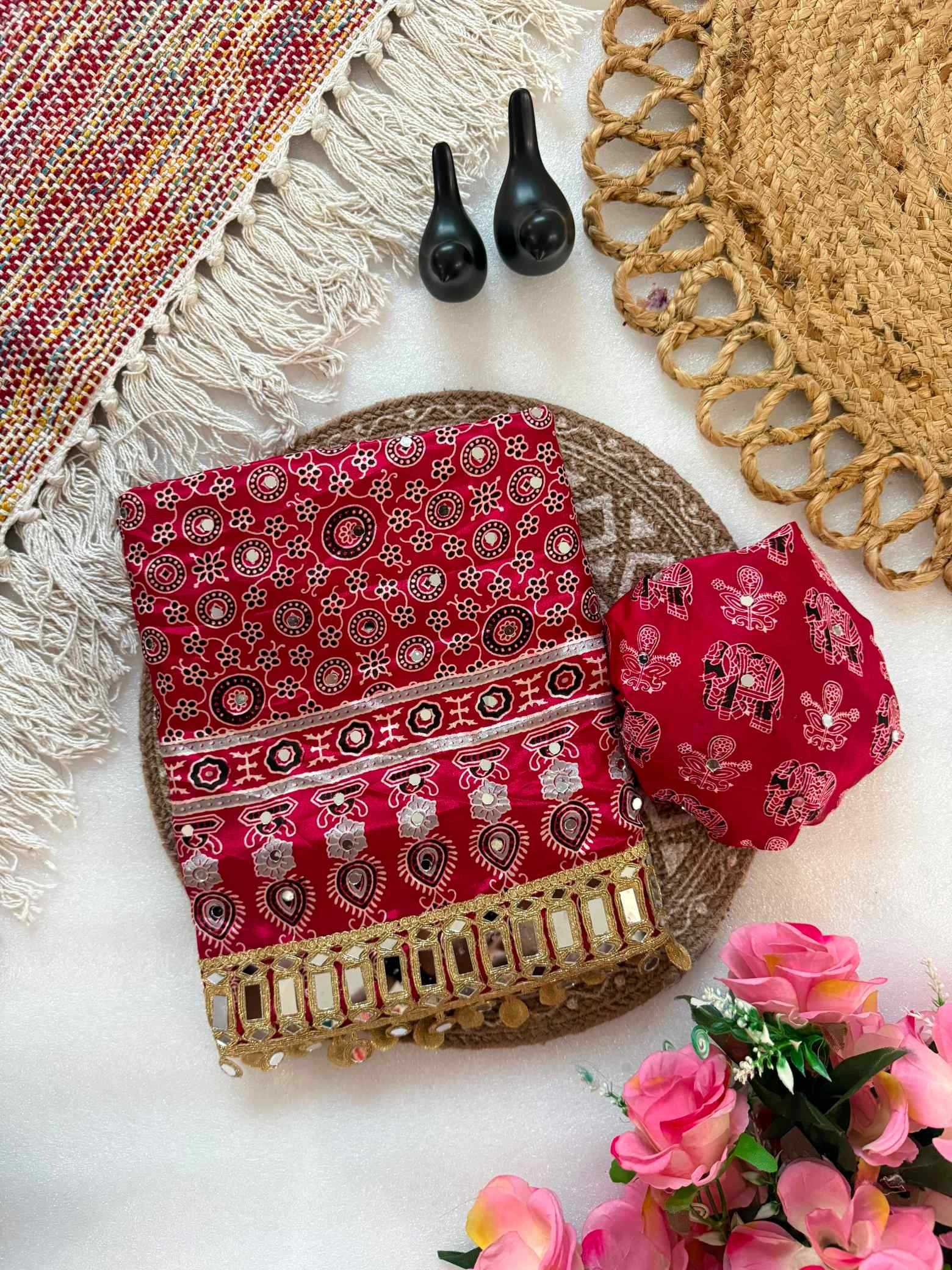 YNF Wholesale Satin Silk Printed Silk Saree  | Surat Manufacturer