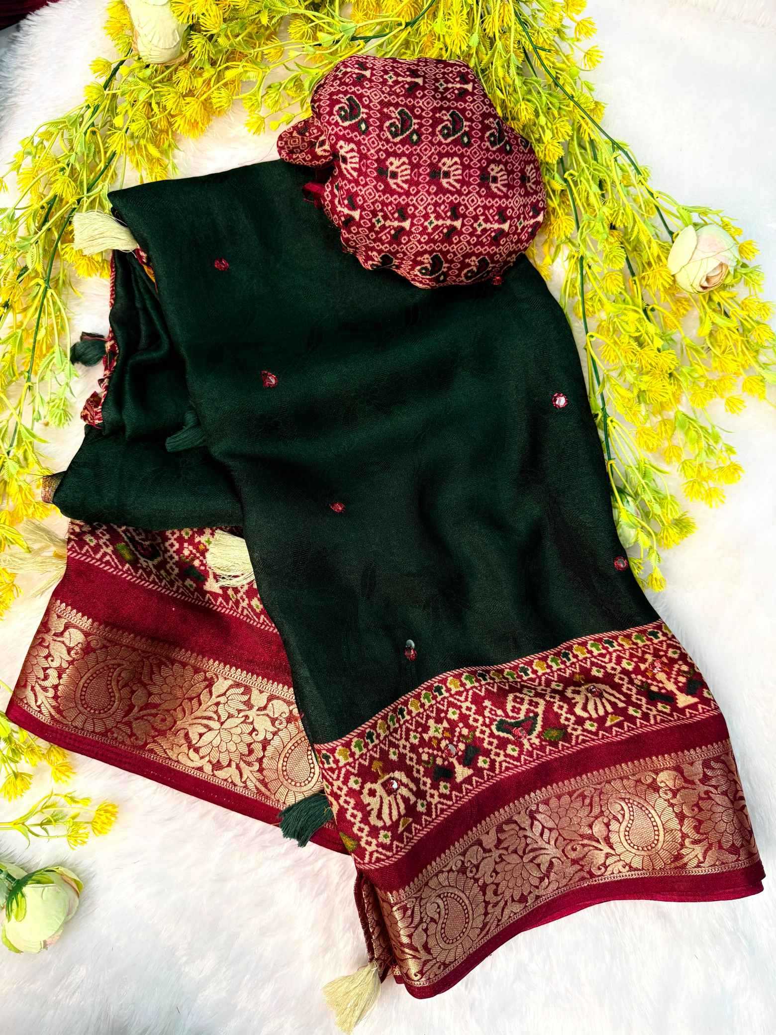 YNF Wholesale Crepe Silk Tussar Silk Sarees  | Surat Manufacturer