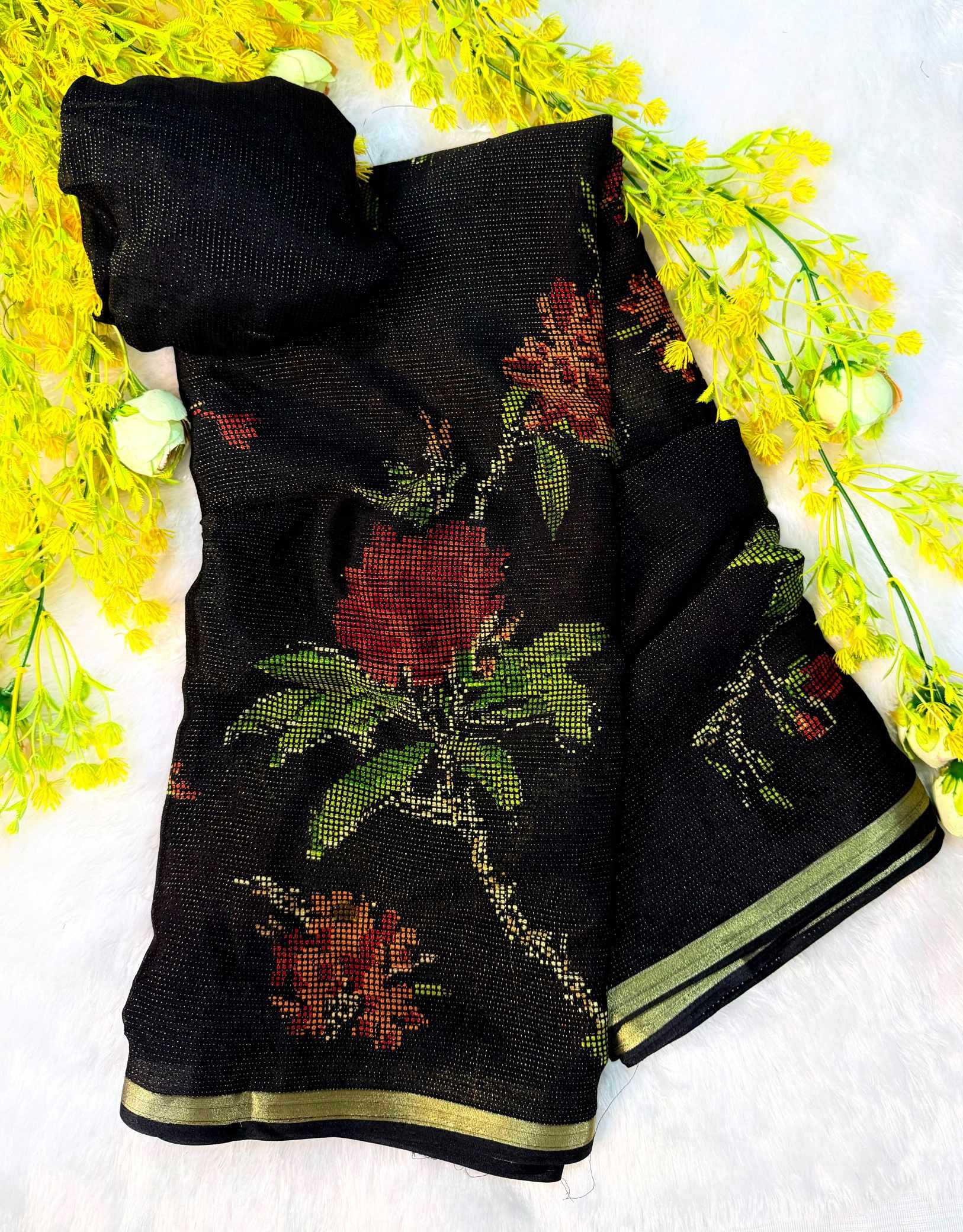 YNF Wholesale Chinon Silk Designer Silk Sarees  | Surat Manufacturer