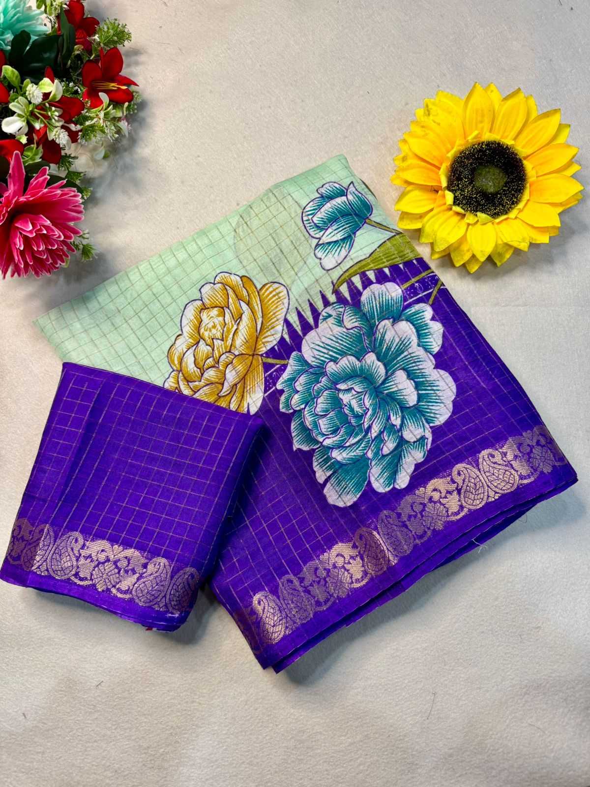 YNF Wholesale Chinon Silk Designer Silk Sarees  | Surat Manufacturer