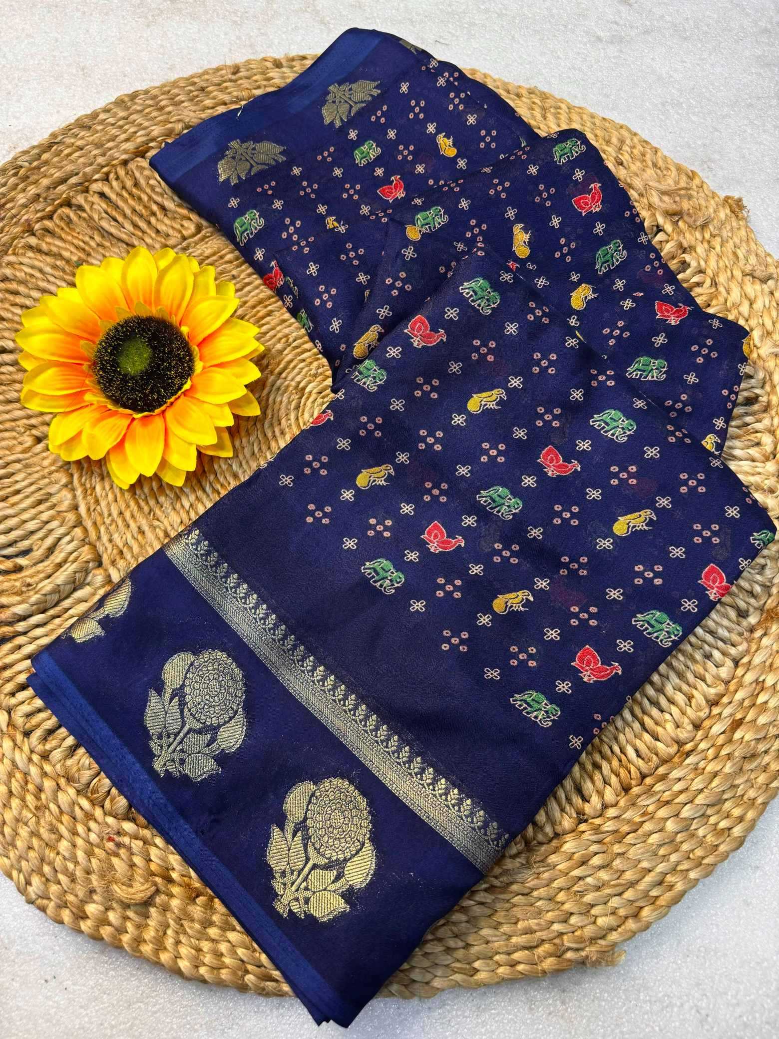 YNF Wholesale Georgette Party Wear Sarees  | Surat Manufacturer
