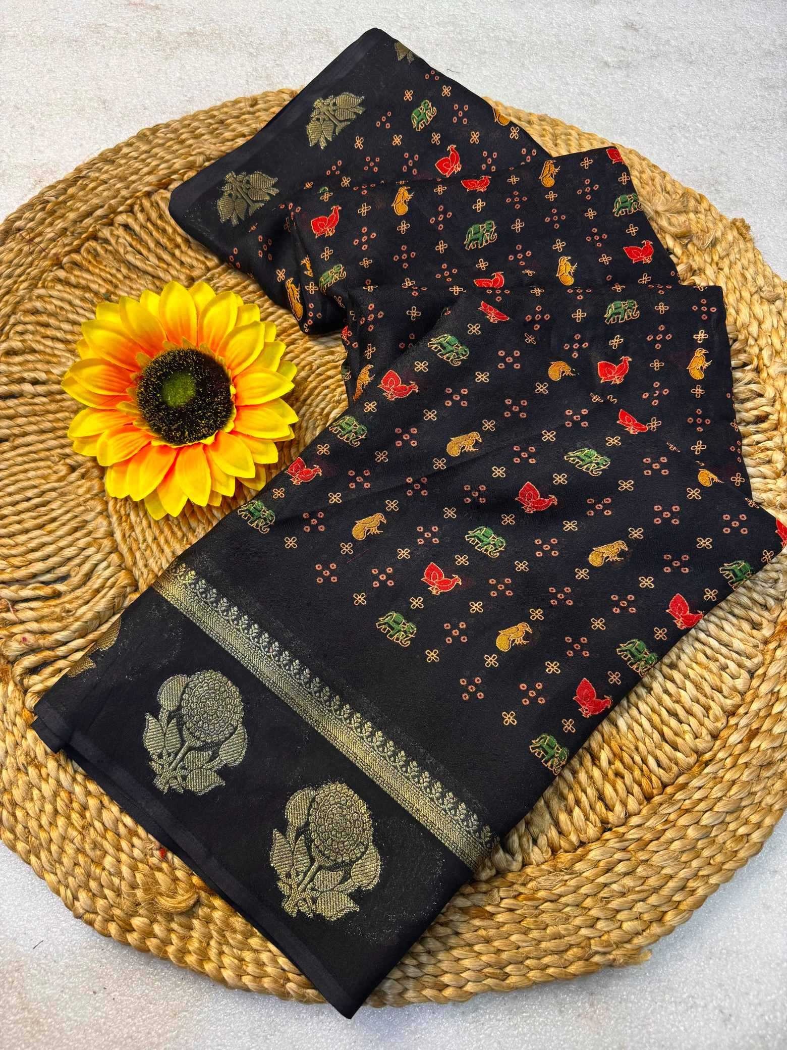 YNF Wholesale Georgette Party Wear Sarees  | Surat Manufacturer
