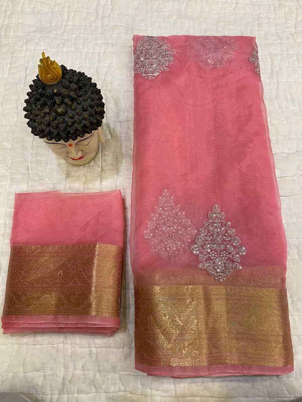 YNF Wholesale Jacquard Silk Sarees For Weddings  | Surat Manufacturer