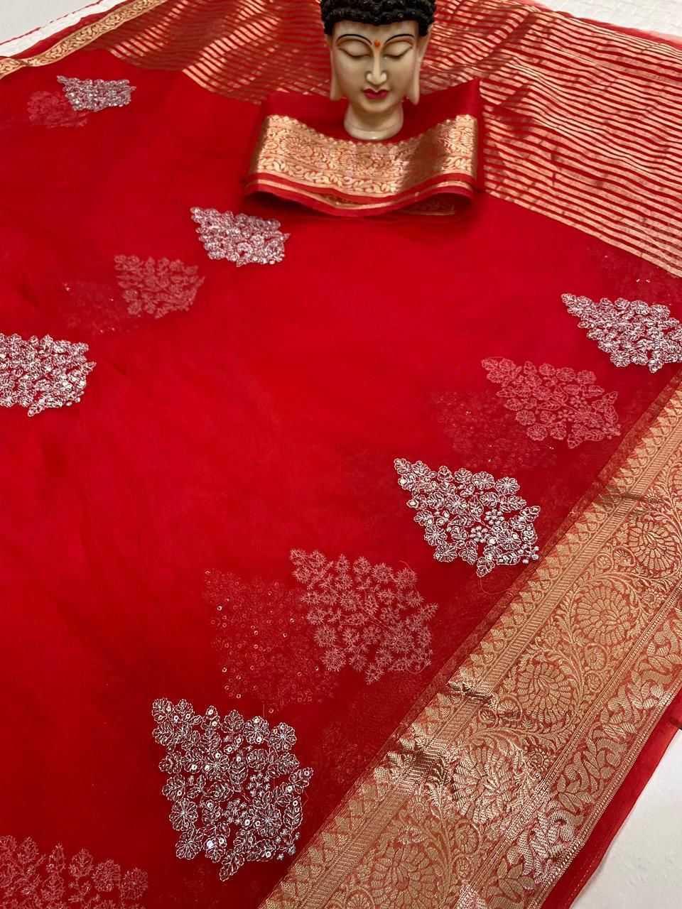 YNF Wholesale Jacquard Silk Sarees For Weddings  | Surat Manufacturer