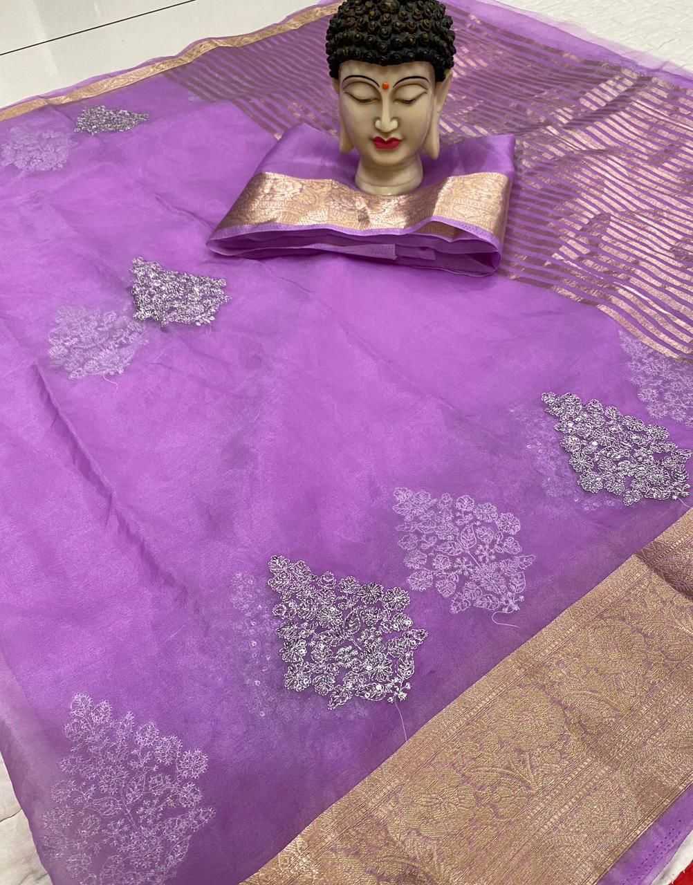 YNF Wholesale Jacquard Silk Sarees For Weddings  | Surat Manufacturer