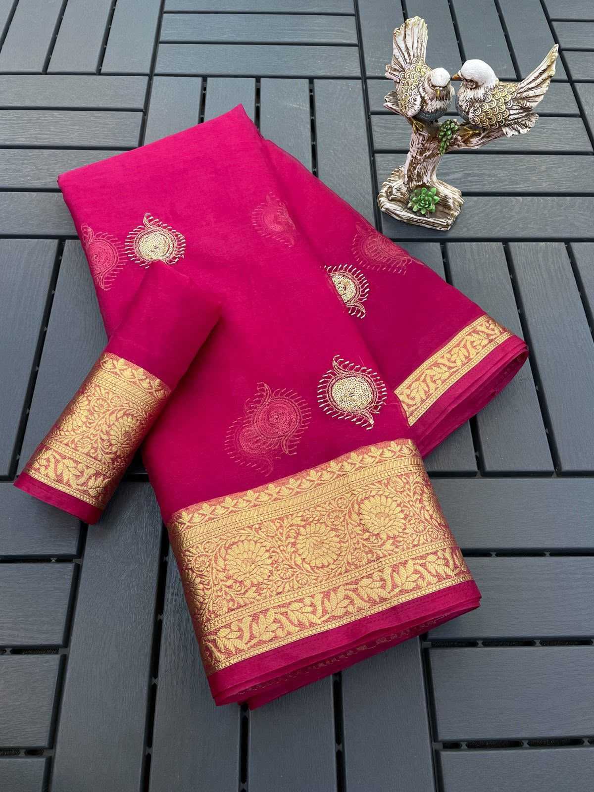 YNF Wholesale Jacquard Ready To Wear Sarees KESH577 921 | Surat Manufacturer