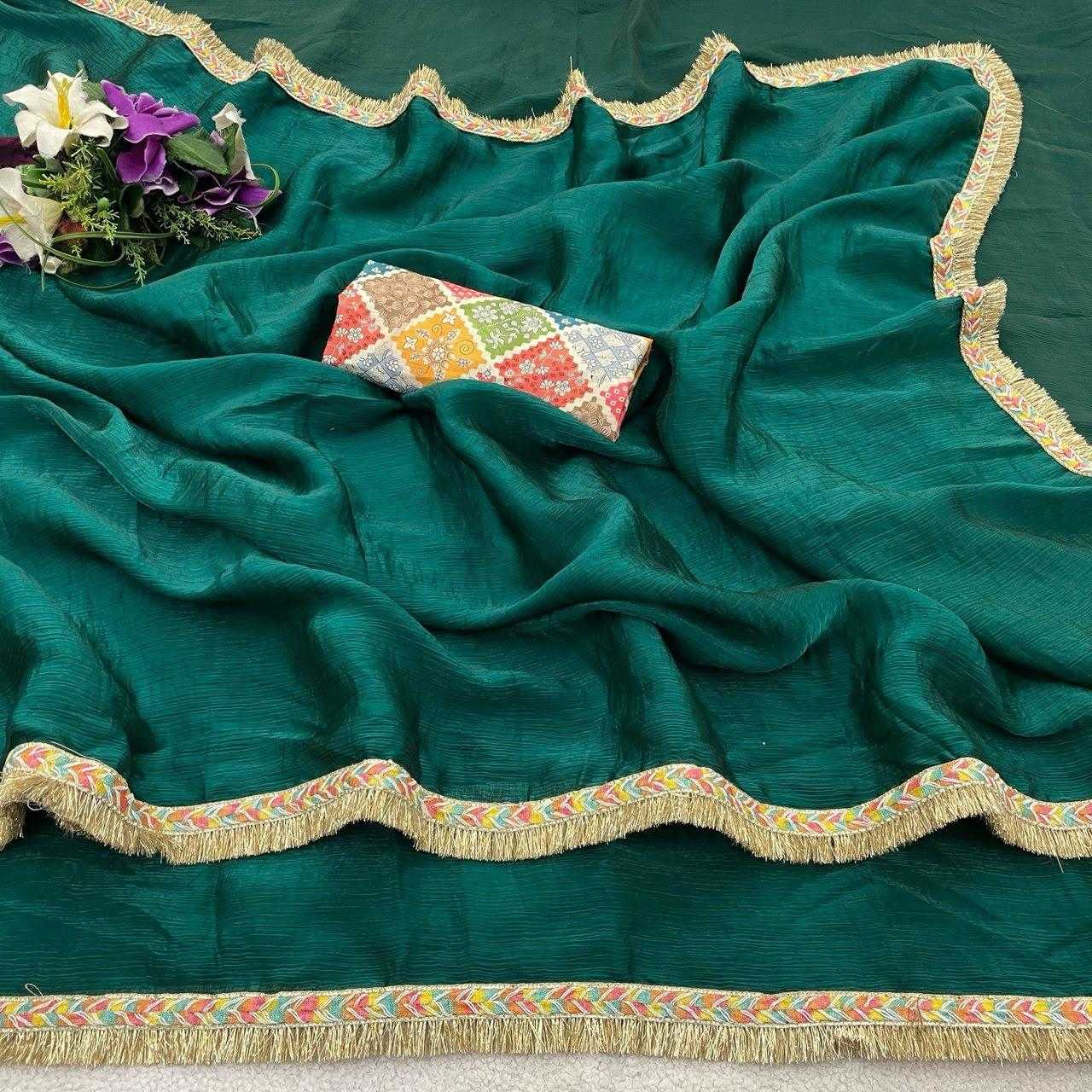 YNF Wholesale Satin Designer Sarees KESH577 FENDY FLOWER | Surat Manufacturer