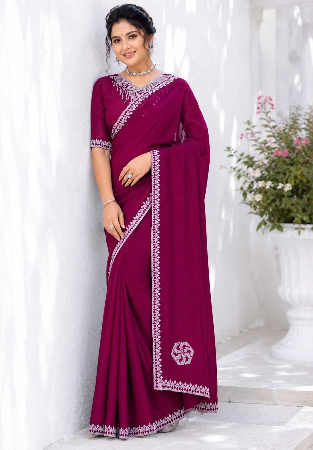 YNF Wholesale Simar Silk Designer Sarees  | Surat Manufacturer