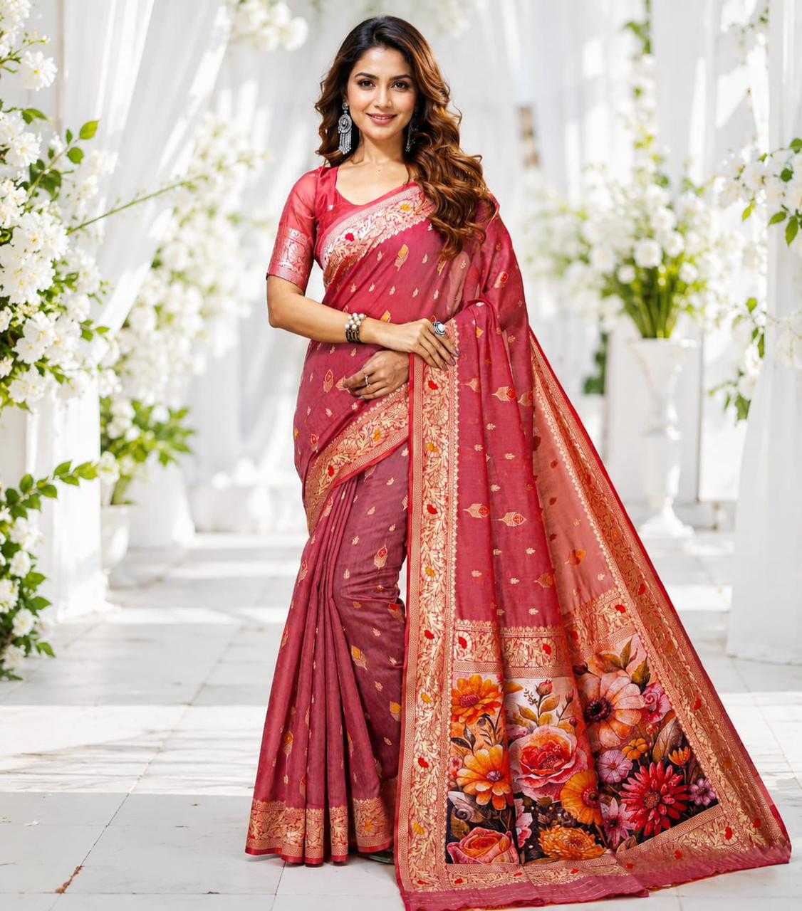 YNF Wholesale Soft Cotton Silk Jacquard Saree  | Surat Manufacturer