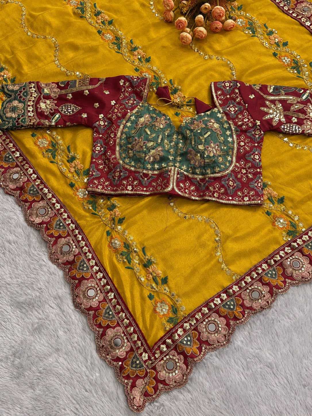 YNF Wholesale Georgette Georgette Sarees  | Surat Manufacturer