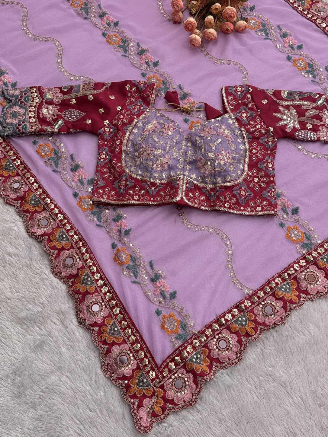 YNF Wholesale Georgette Georgette Sarees  | Surat Manufacturer