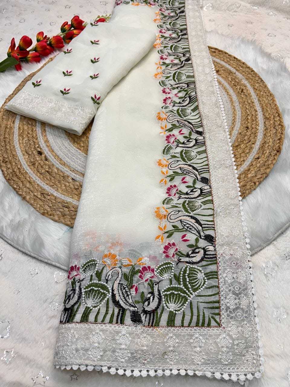 YNF Wholesale Crush Silk Fancy Sarees  | Surat Manufacturer