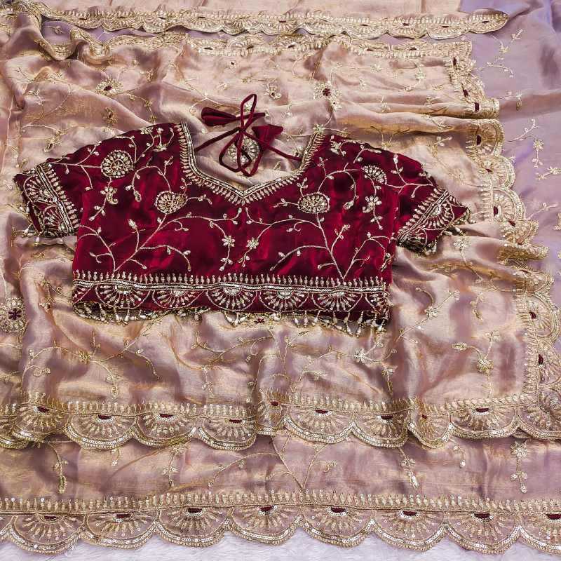 YNF Wholesale Satin Embroidered Sarees KESH588 Rich | Surat Manufacturer