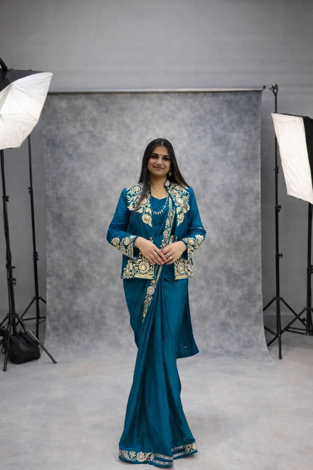 YNF Wholesale Crepe Ready To Wear Sarees  | Surat Manufacturer