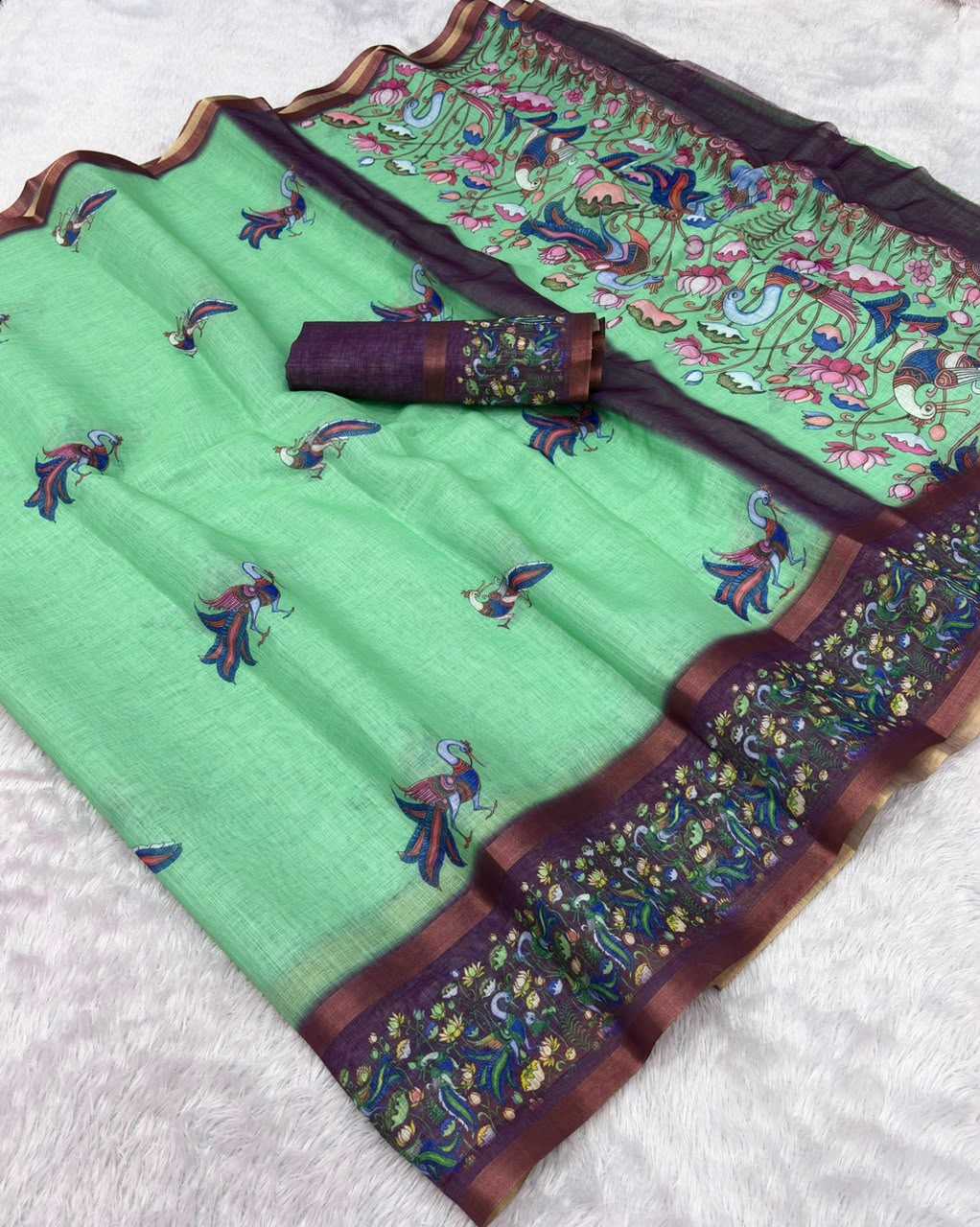 YNF Wholesale Cotton Printed Sarees  | Surat Manufacturer