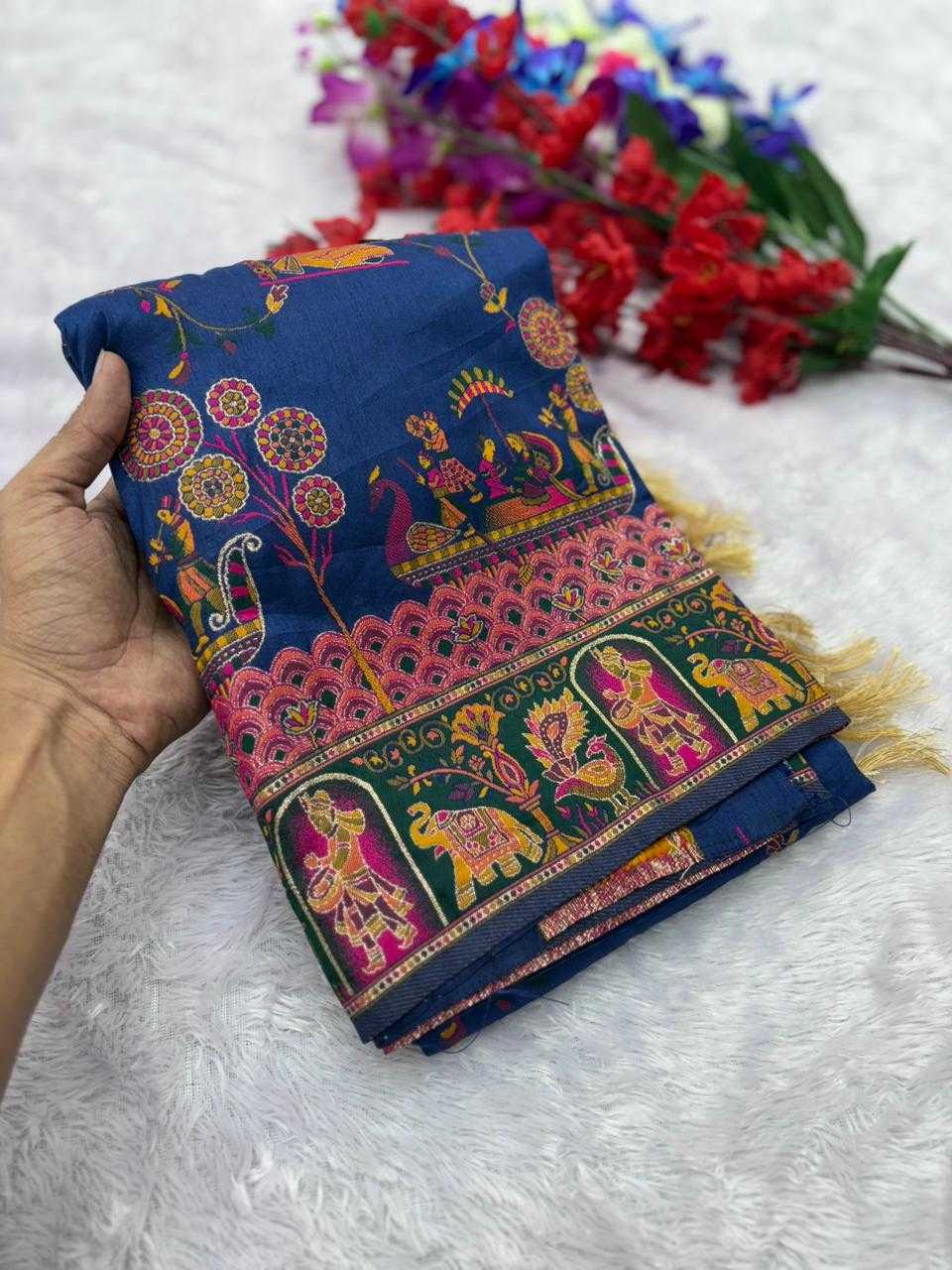 YNF Wholesale Pashmina Traditional Silk Sarees  | Surat Manufacturer