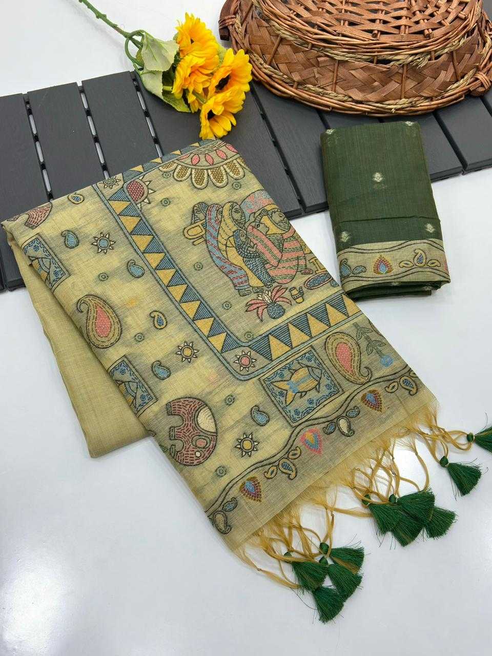 YNF Wholesale Cotton Designer Sarees  | Surat Manufacturer