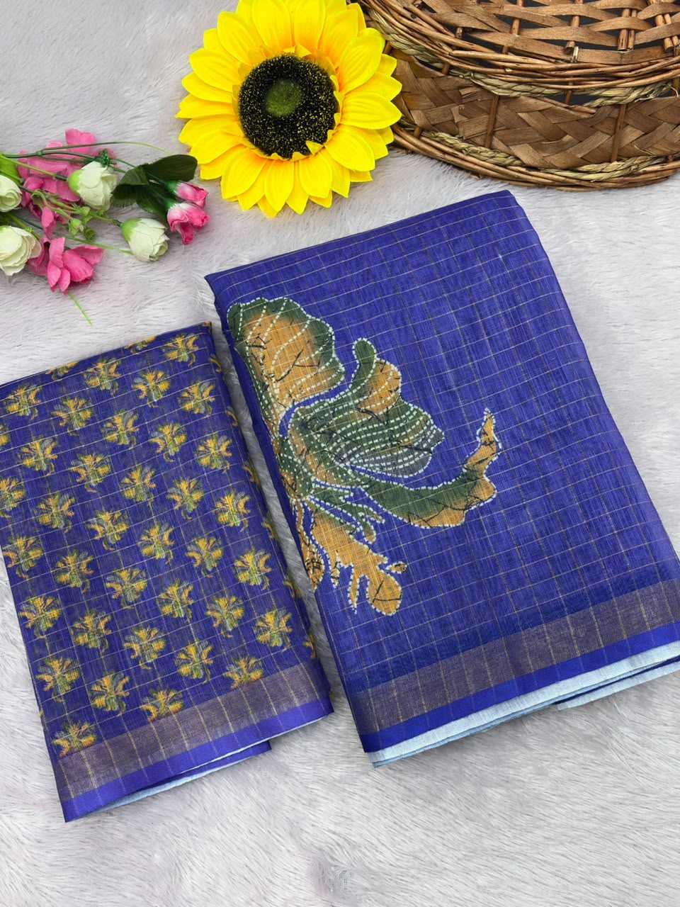 YNF Wholesale Cotton Printed Sarees  | Surat Manufacturer