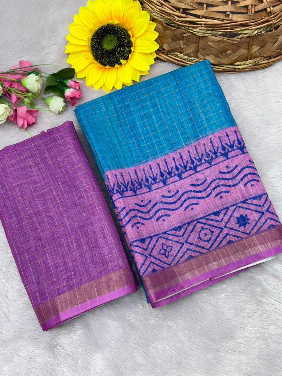 YNF Wholesale Cotton Printed Sarees  | Surat Manufacturer