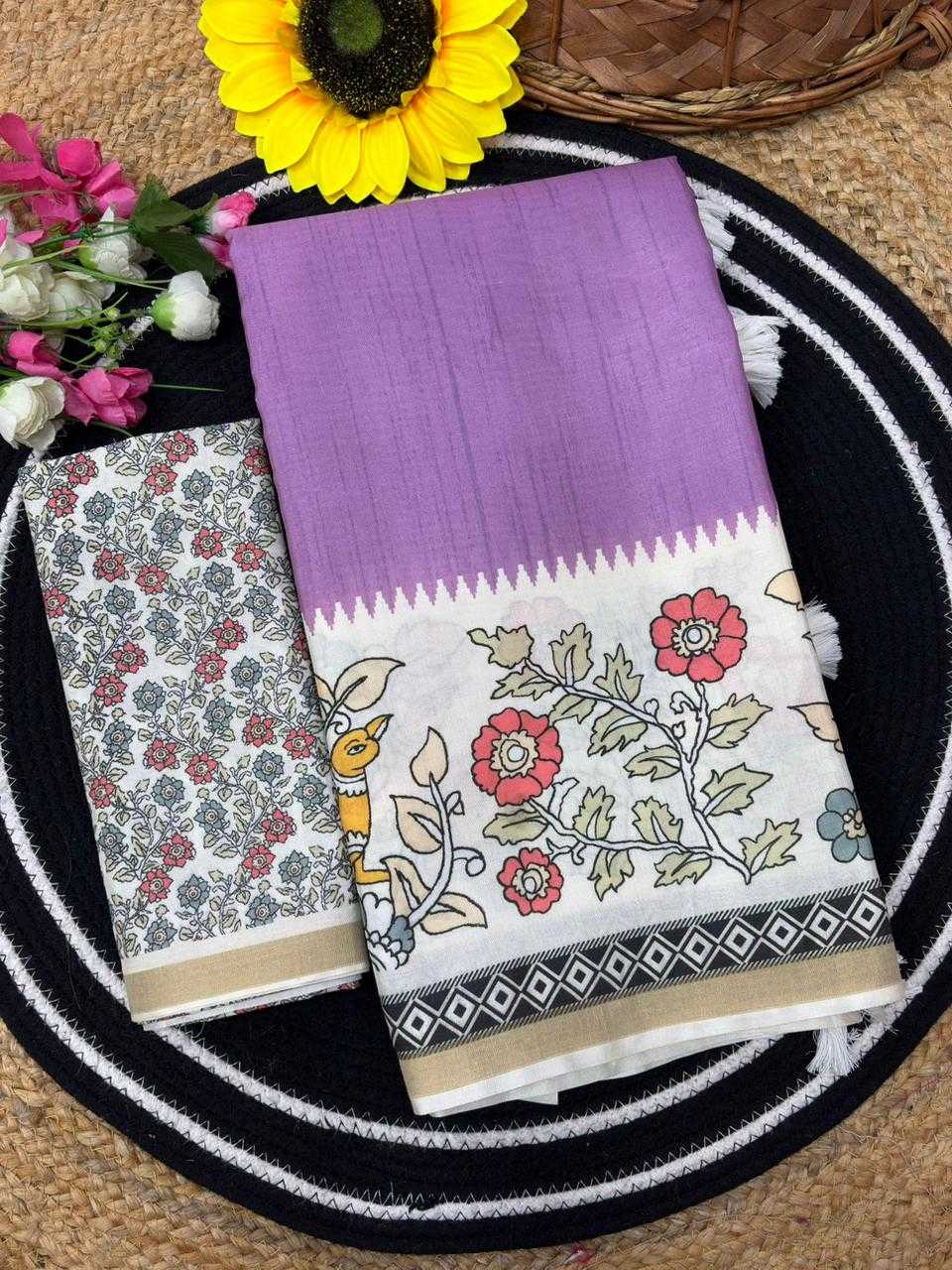 YNF Wholesale Cotton Printed Sarees  | Surat Manufacturer
