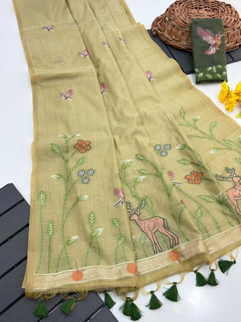 YNF Wholesale Cotton Designer Sarees  | Surat Manufacturer