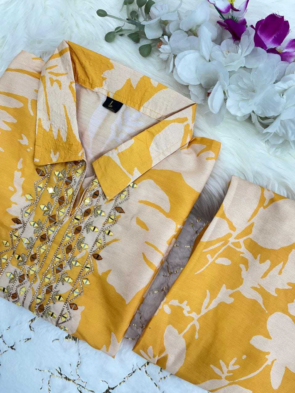 YNF Wholesale Heavy Muslin Co-ord Set  | Surat Manufacturer