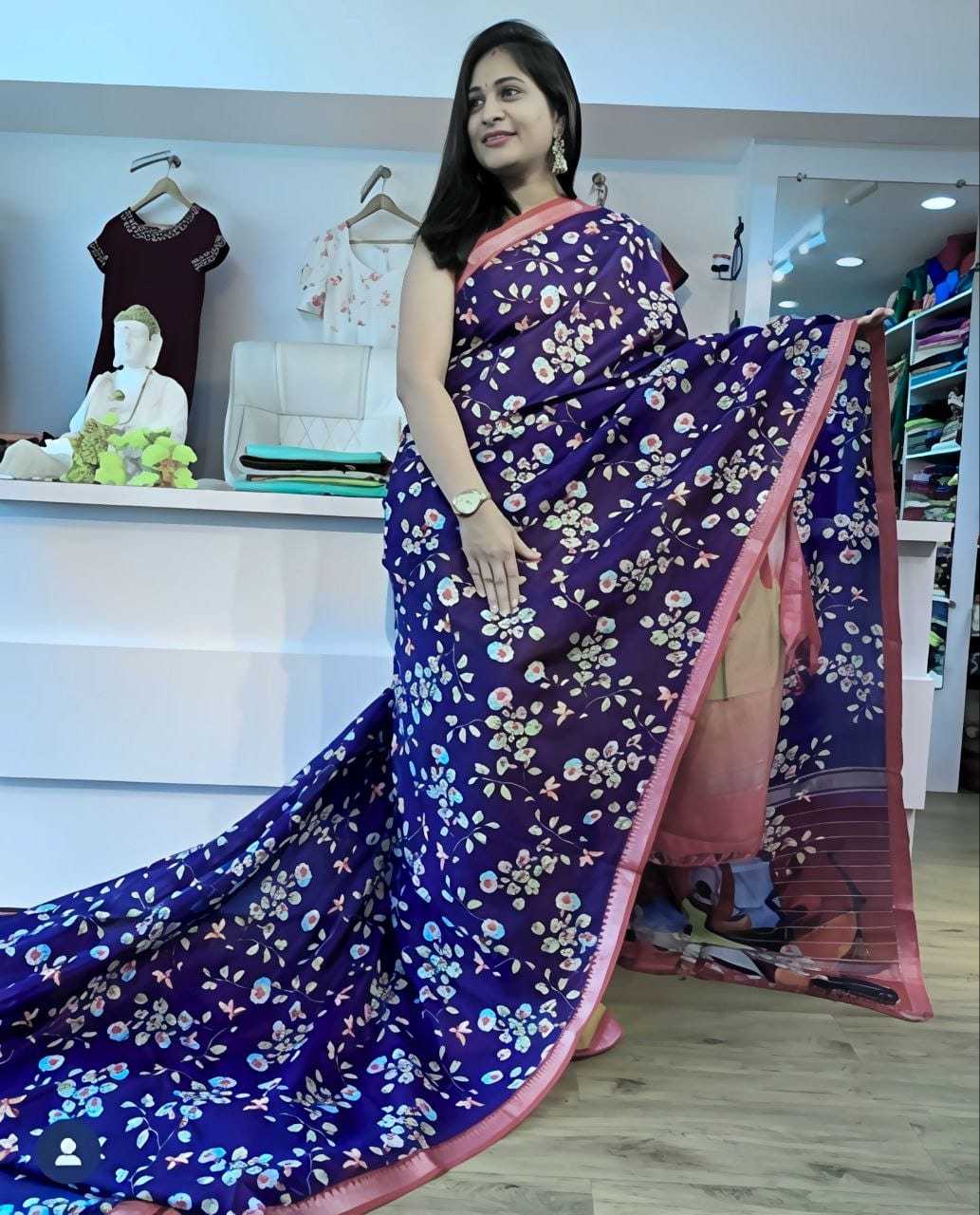 YNF Wholesale Linen Designer Sarees  | Surat Manufacturer
