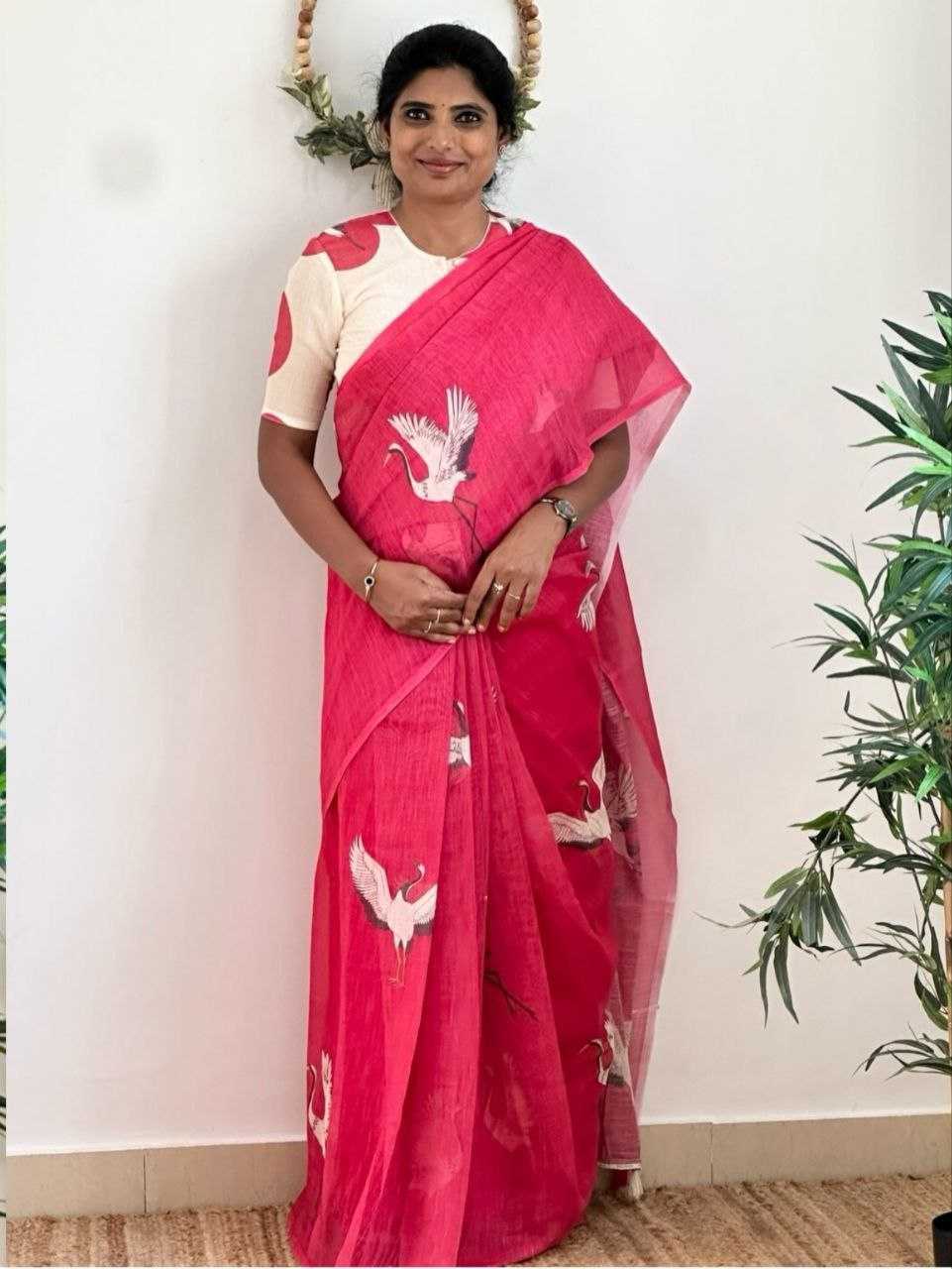 YNF Wholesale Linen Party Wear Sarees  | Surat Manufacturer