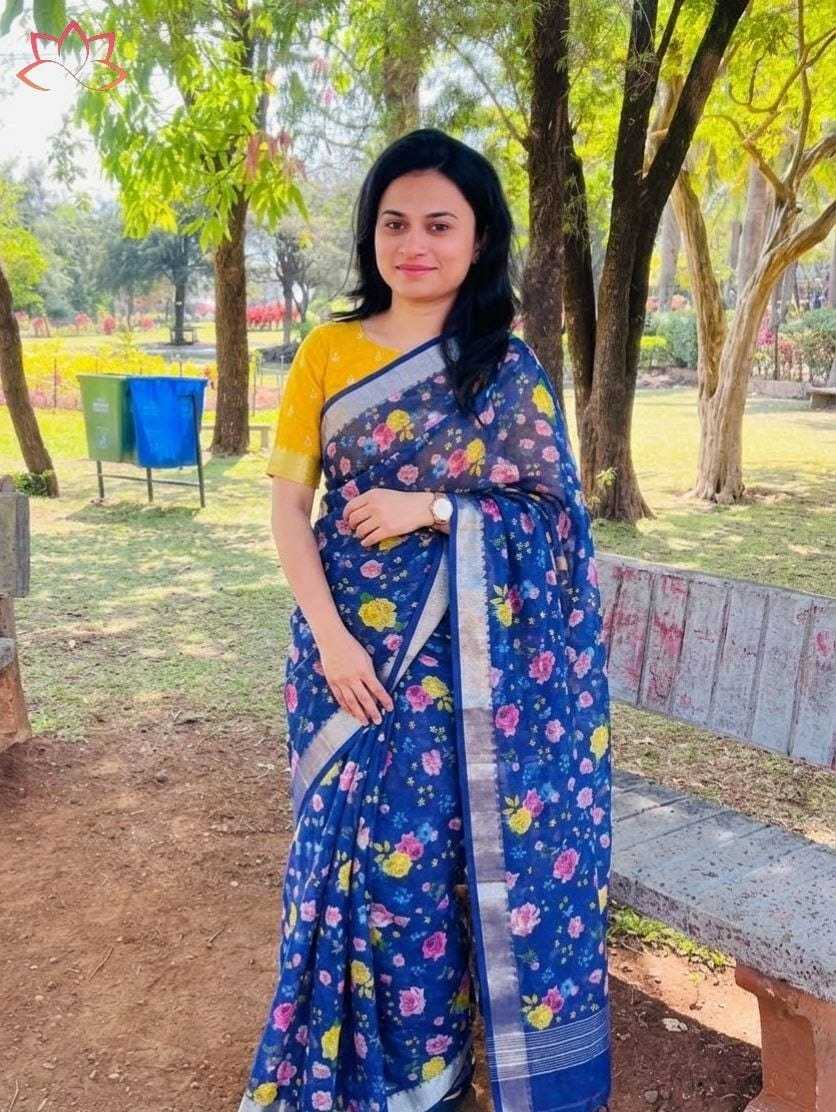 YNF Wholesale Linen Designer Sarees  | Surat Manufacturer