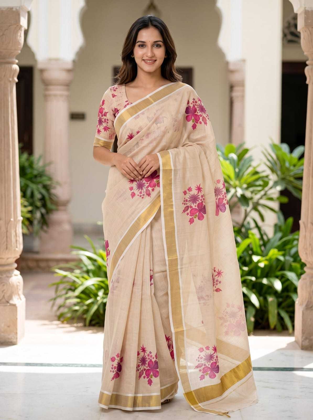 YNF Wholesale Linen Party Wear Sarees  | Surat Manufacturer
