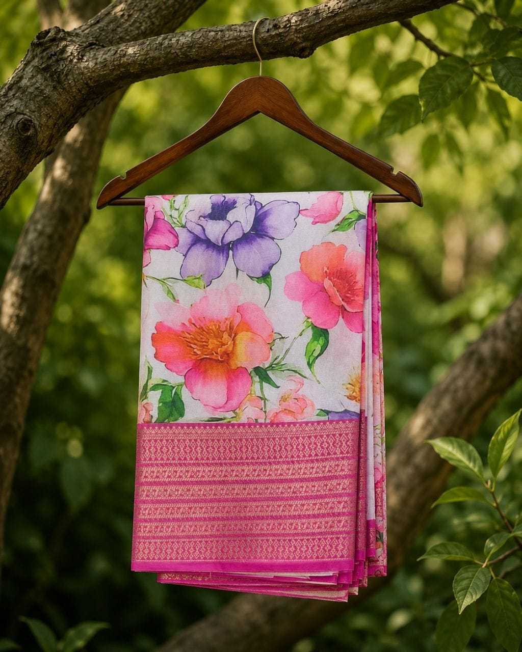 YNF Wholesale Crepe Printed Sarees  | Surat Manufacturer