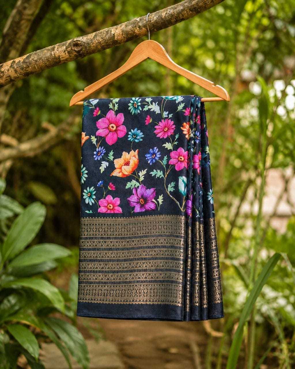 YNF Wholesale Crepe Printed Sarees  | Surat Manufacturer