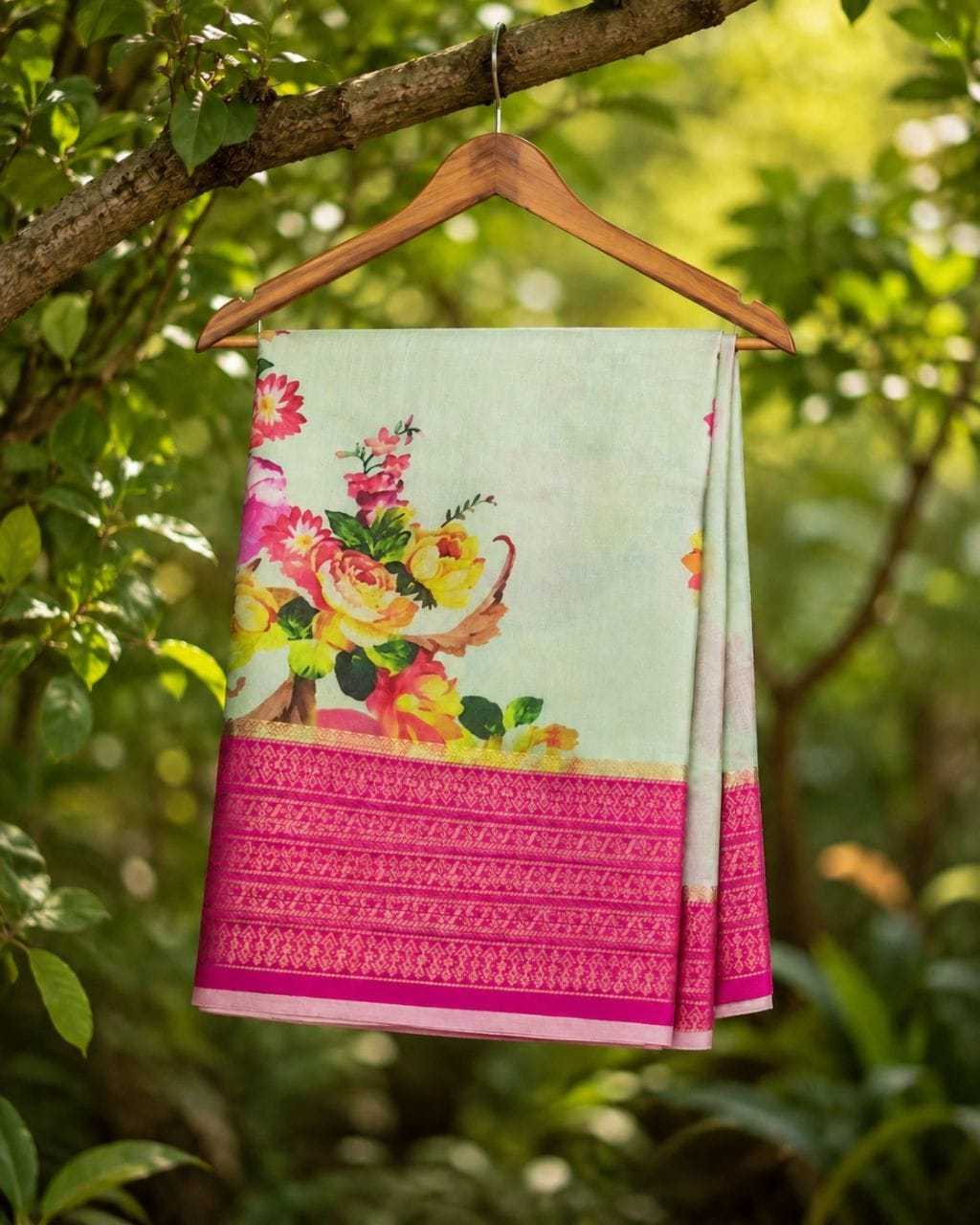 YNF Wholesale Crepe Printed Sarees  | Surat Manufacturer