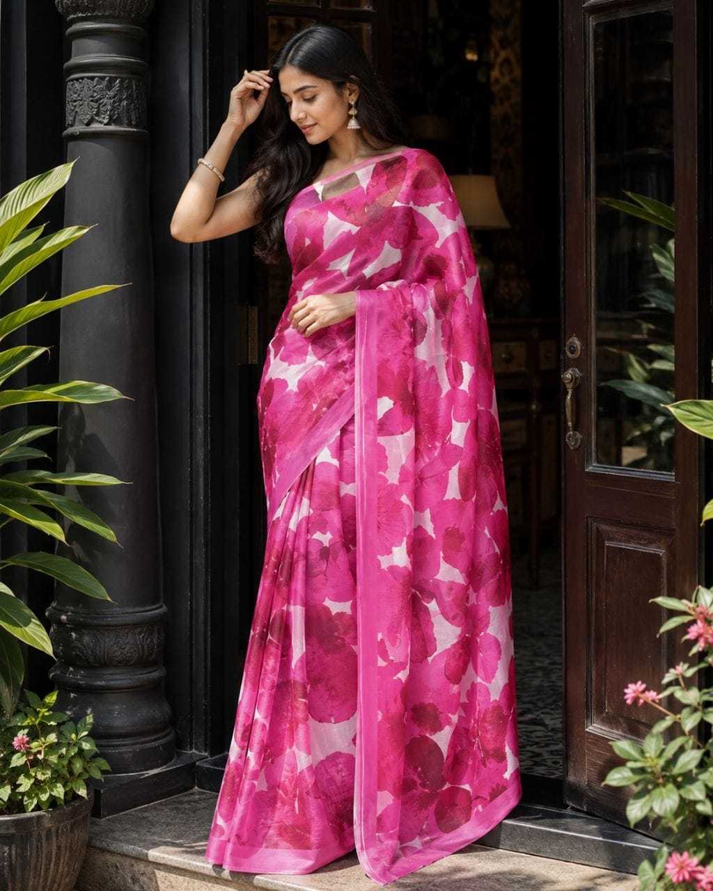 YNF Wholesale Georgette Georgette Sarees  | Surat Manufacturer