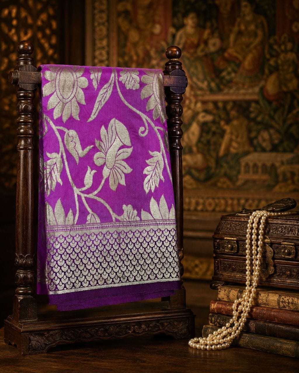 YNF Wholesale Crepe Silk Designer Sarees  | Surat Manufacturer