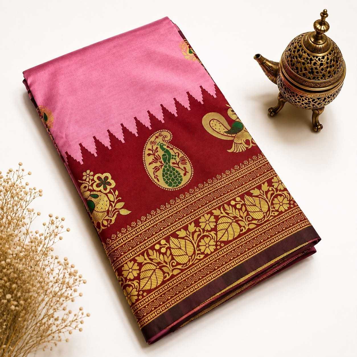 YNF Wholesale Silk Zari Border Sarees  | Surat Manufacturer