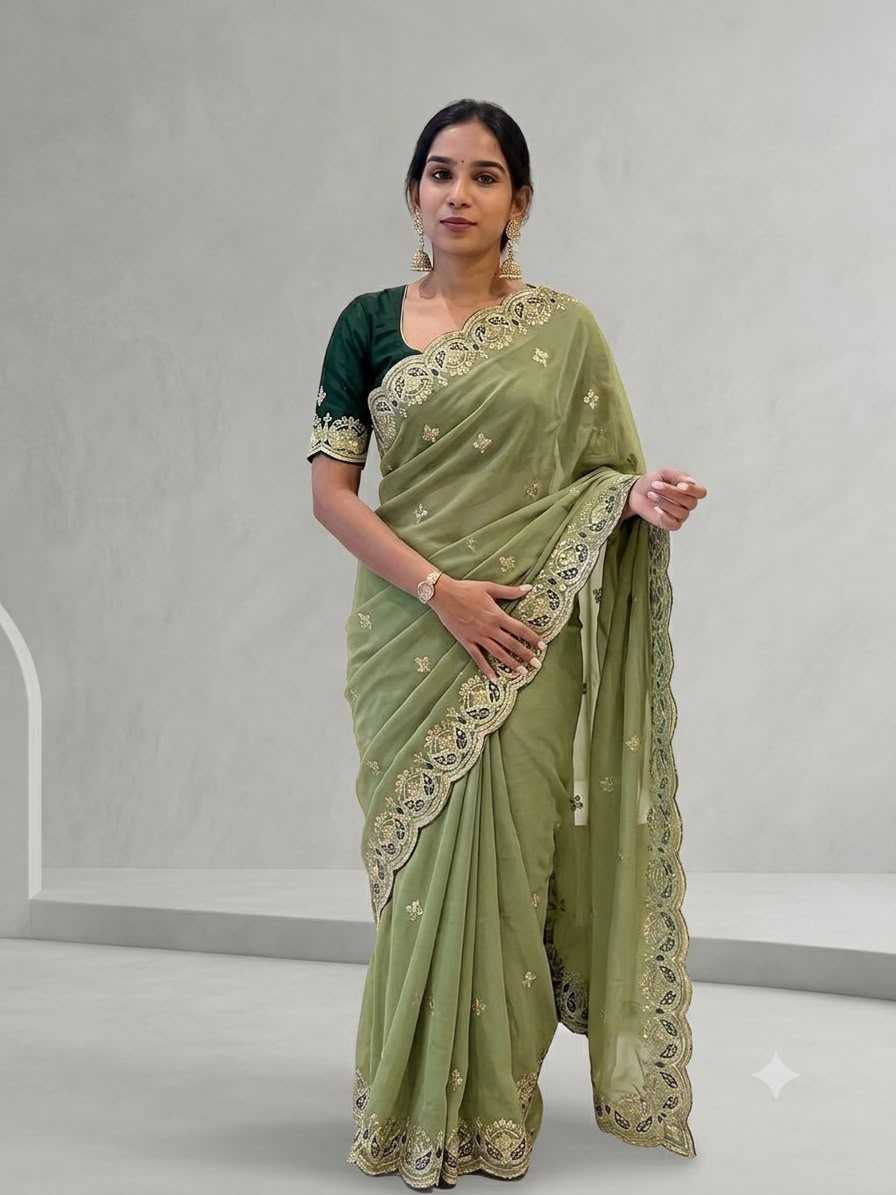 YNF Wholesale Georgette Georgette Sarees KESH610 899 | Surat Manufacturer